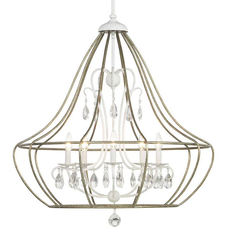 Fleurette Five-Light Chandelier - Frankwebs