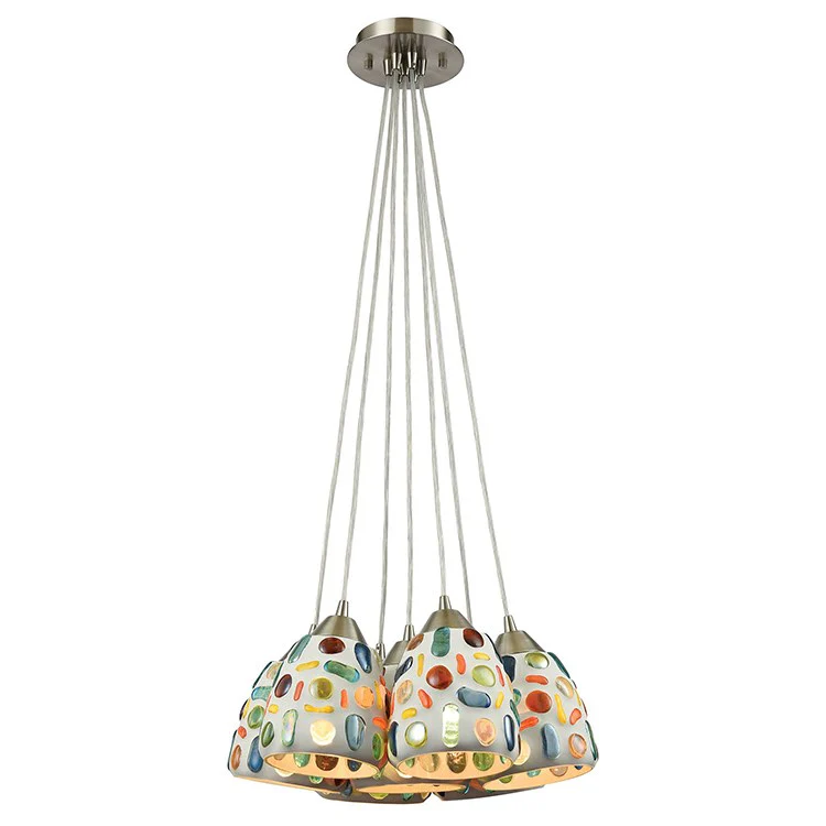 Gemstones Seven-Light Cluster Pendant - Frankwebs