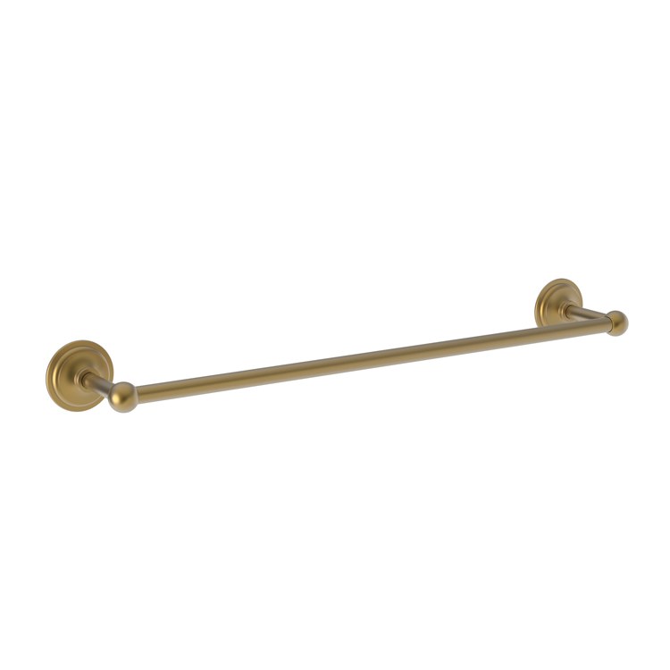 Towel Bar Miro 18 Inch Polished Brass Uncoated Living Brass 3-2/5 Inch - Frankwebs