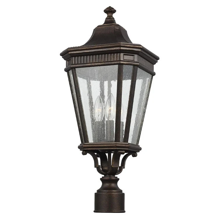 Cotswold Lane Three-Light Outdoor Post Lantern - Frankwebs