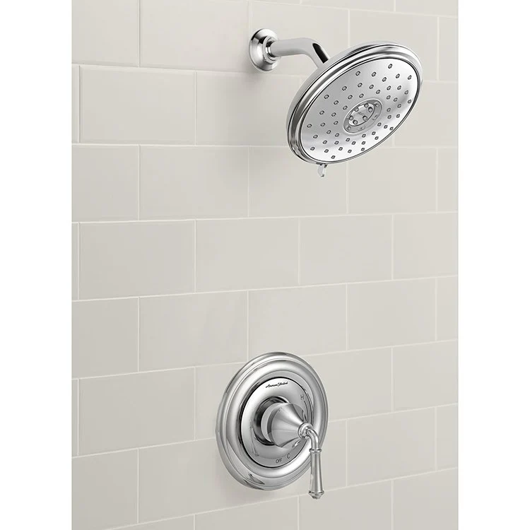 Portsmouth Pressure Balance Shower Valve Trim with Cartridge and Water-Saving Shower Head - Frankwebs