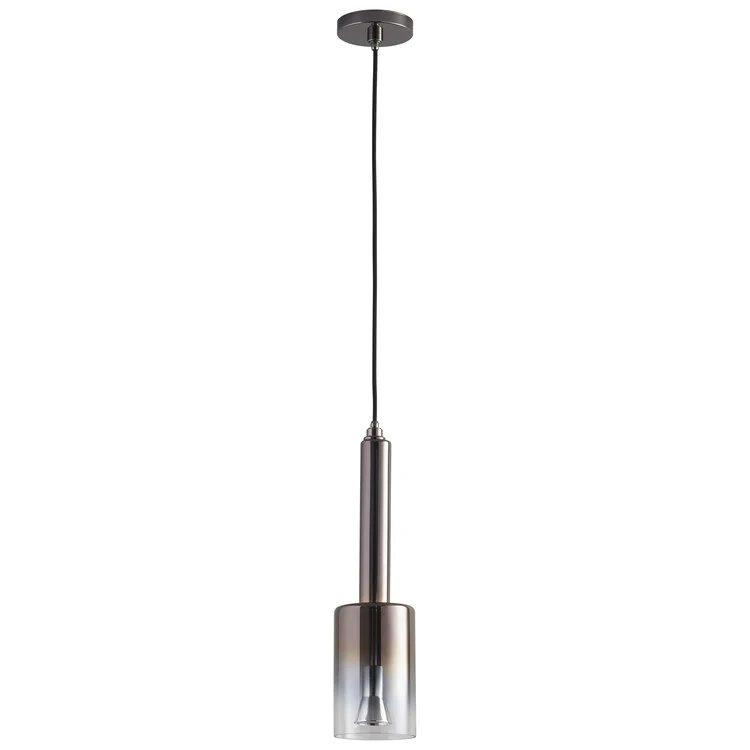 Spindle Single-Light LED Mini Pendant with Coffee Ombre Glass Shade - Frankwebs