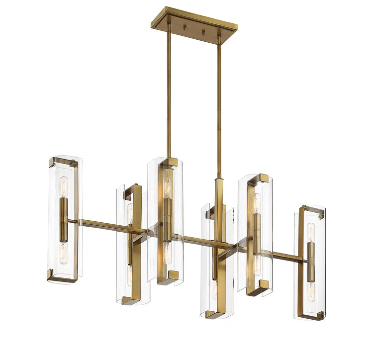 Winfield Twelve-Light Linear Chandelier - Frankwebs