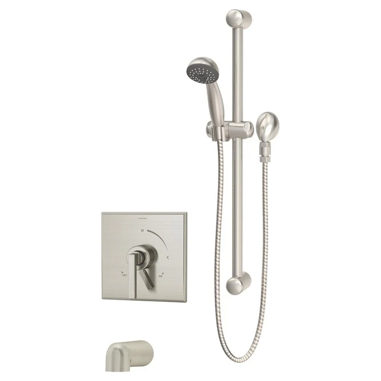 Tub Trim Duro with Integral Diverter 2 Lever Polished Chrome 1.5GPM - Frankwebs