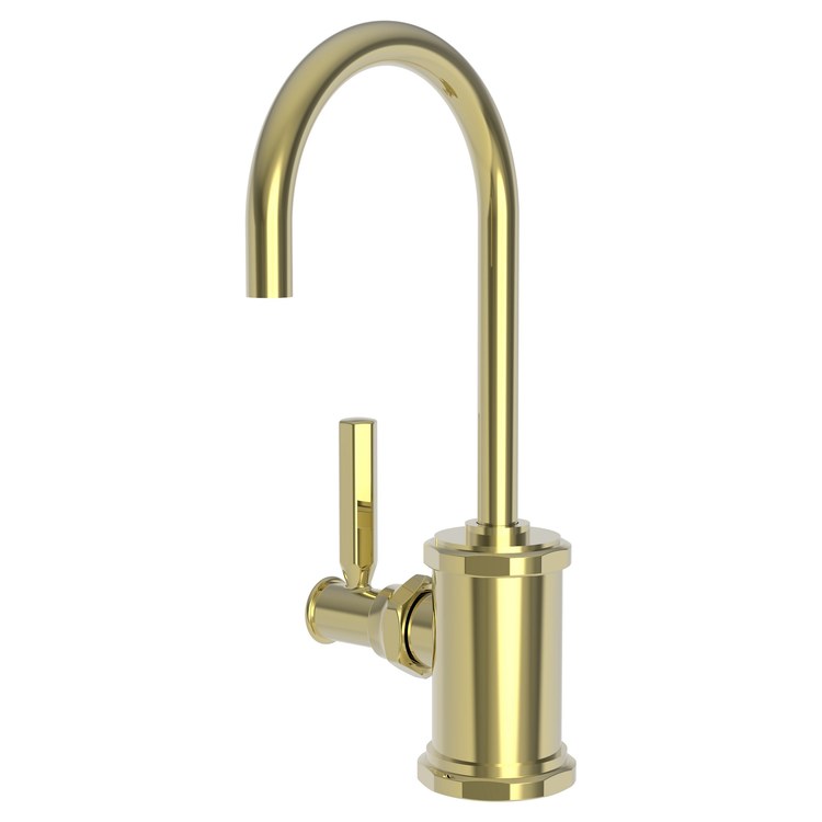 Hot Water Dispenser Heaney 1 Lever Gooseneck French Gold PVD - Frankwebs