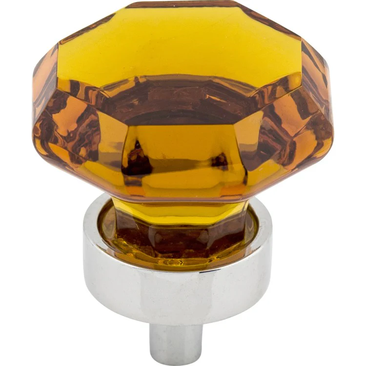 Knob Crystal Wine Octagon for Decorative Hardware Brushed Satin Nickel Brass 1-3/8 Inch 1-1/8 Inch - Frankwebs