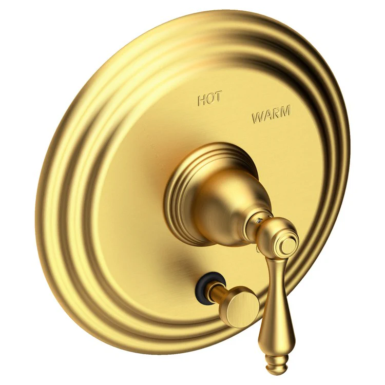 Seaport Pressure Balance Tub/Shower Valve Trim Only with Lever Handle - French Gold PVD - Frankwebs