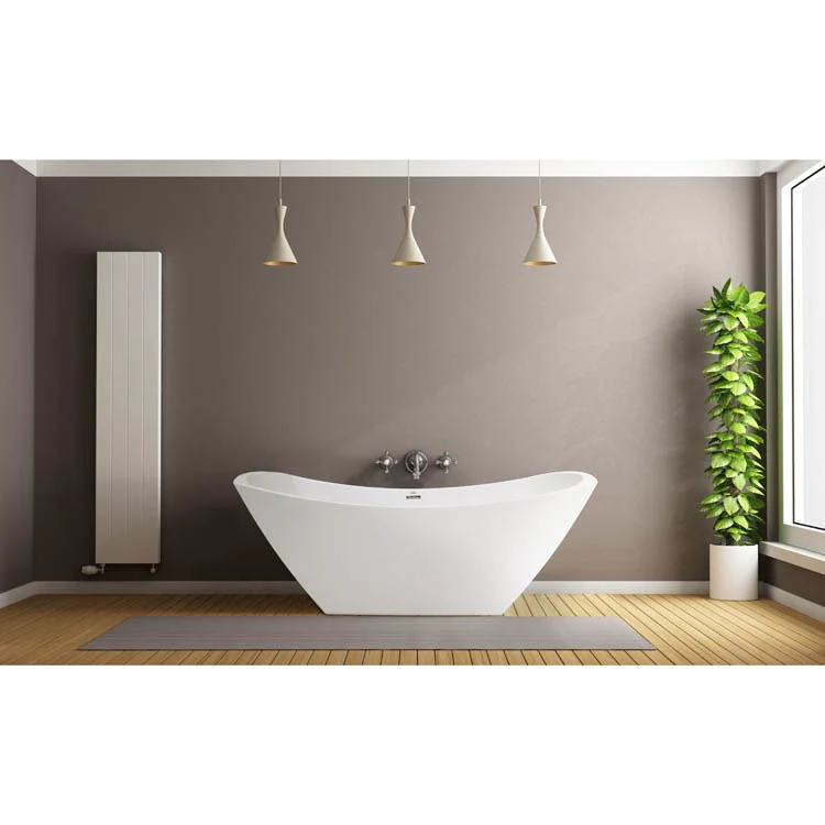 Soaking Tub Studio Collection Marie 60 x 42 Inch Alcove Tub Only Right Hand White Acrylic - Frankwebs