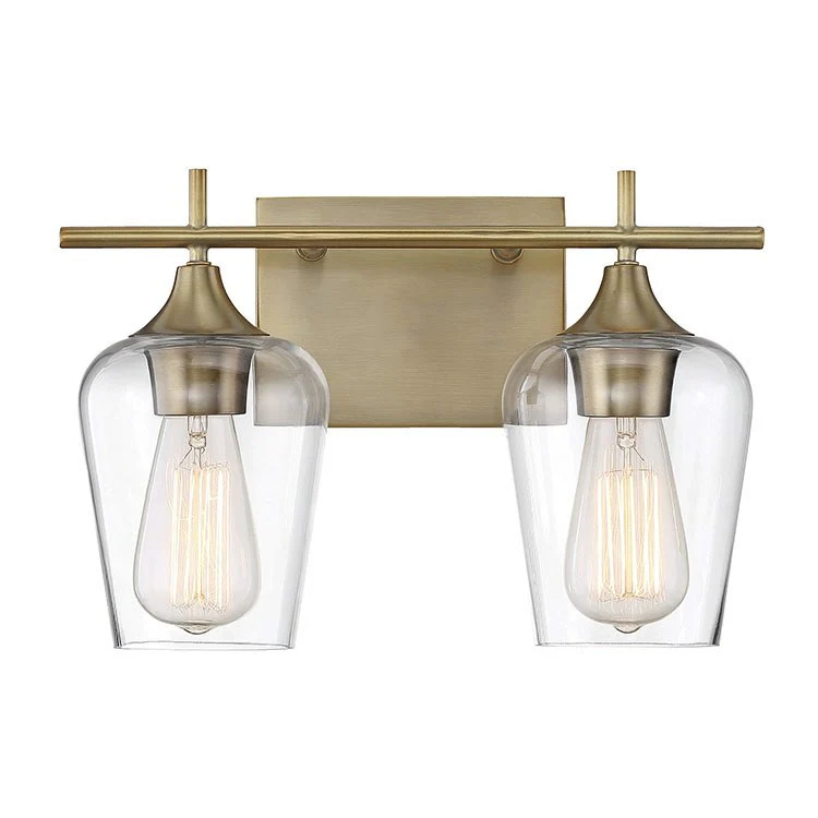 Octave Two-Light Bathroom Vanity Fixture - Frankwebs