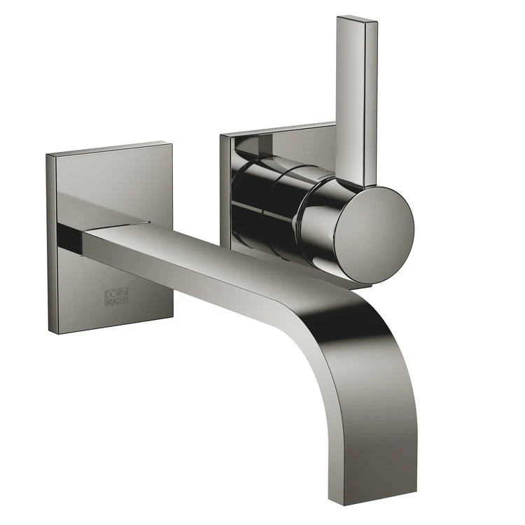 Lavatory Faucet MEM Wall Mount Mixer 1 Lever ADA WaterSense Chrome 1.2 Gallons per Minute Less Drain 2 Hole - Frankwebs