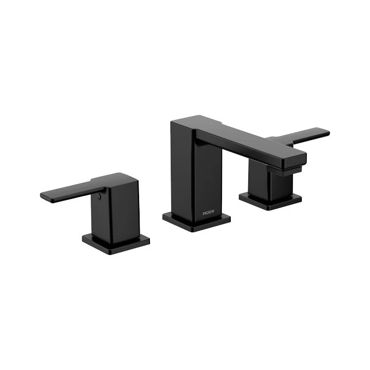 Lavatory Trim 90 Degree Widespread 2 Lever Matte Black ADA 5-1/4 Inch Reach - Frankwebs