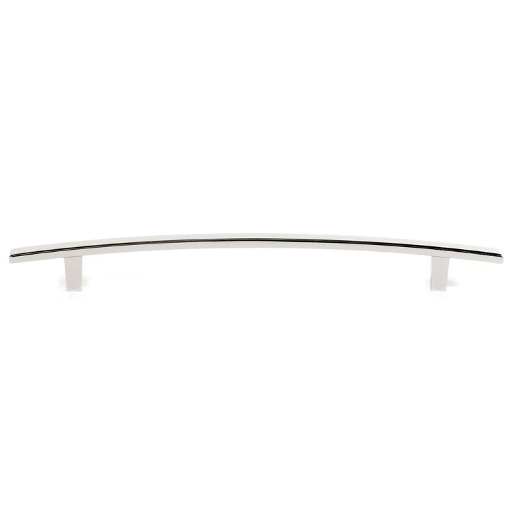 Pull Arch Polished Nickel Brass 8 Inch 10-3/4 Inch 1-1/4 Inch - Frankwebs