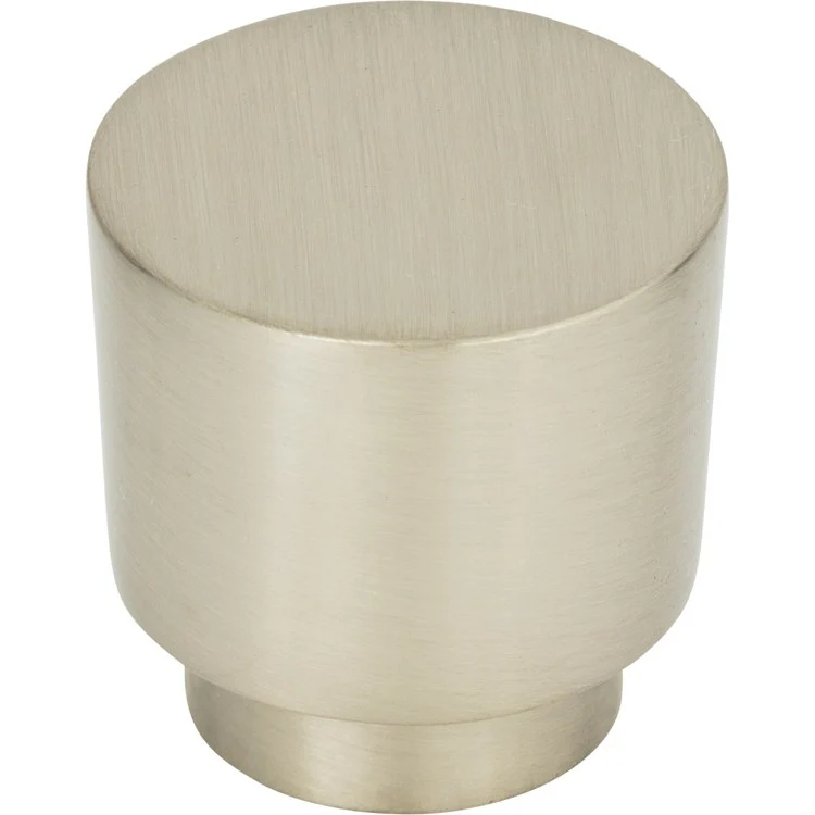Knob Atlas Tom Tom Brushed Nickel Zinc Alloy 1-1/4 Inch - Frankwebs
