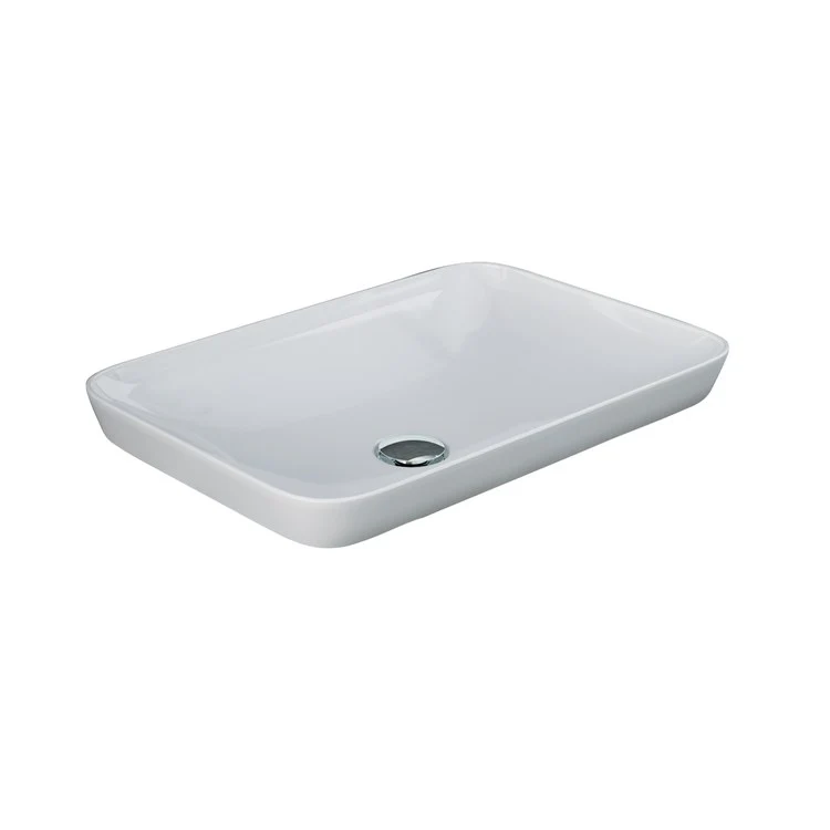 Lavatory Sink Variant Drop In 21-5/8 x 14 Inch Rectangle White - Frankwebs