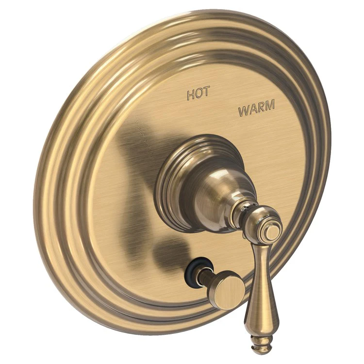 Seaport Pressure Balance Tub/Shower Valve Trim Only with Lever Handle - French Gold PVD - Frankwebs