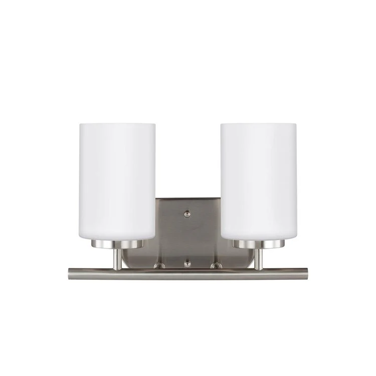 Oslo Two-Light Bathroom Vanity Fixture - Frankwebs