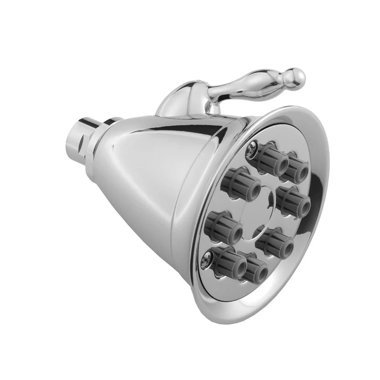 Showerhead Pissaro Retro 2 Function Satin Nickel 4-1/8 Inch 1.75 Gallons per Minute Full Rain/Rain/Easy Clean - Frankwebs