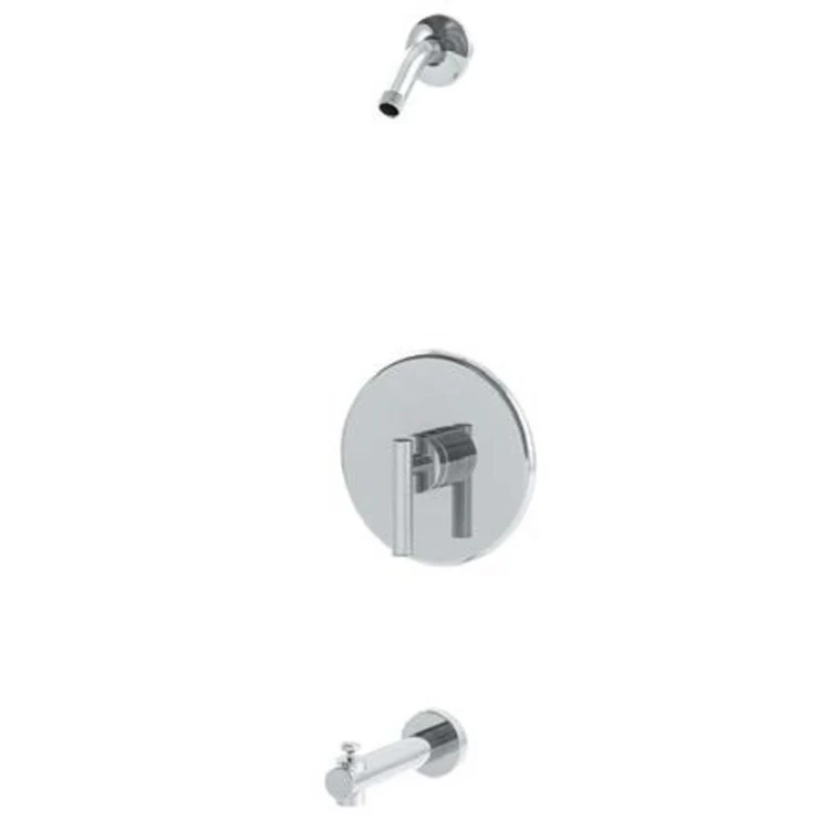 Tub and Shower Trim Dia 1 Lever Polished Chrome 2.0 Gallons per Minute - Frankwebs