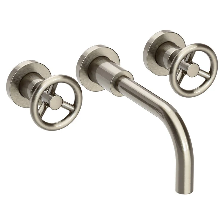 Slater Two Handle Wall-Mount Bathroom Faucet - Polished Gold PVD - Frankwebs