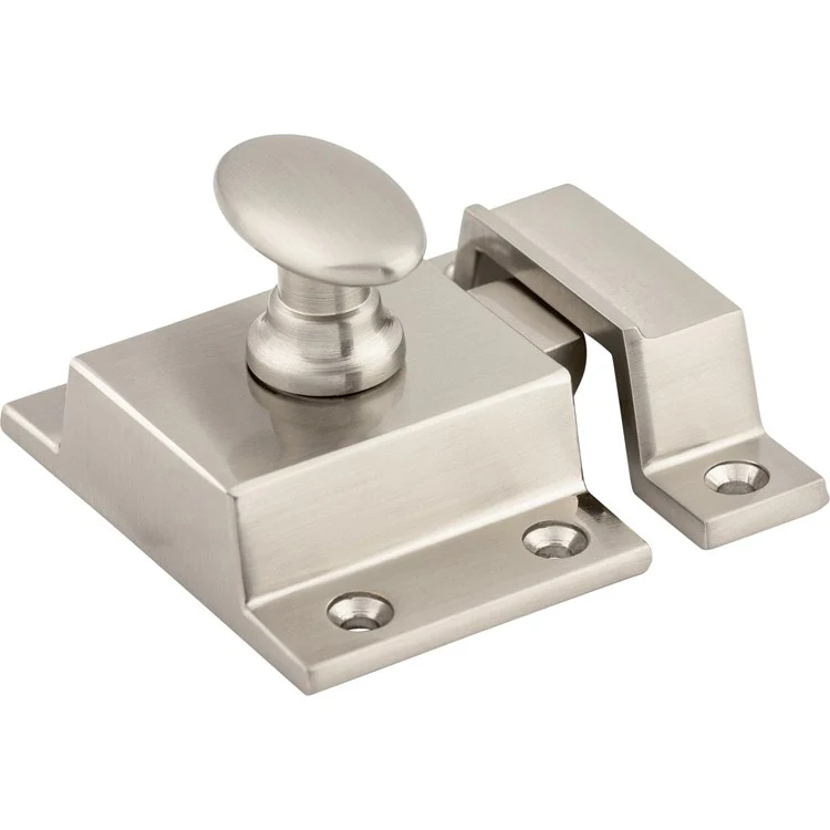 Door Latch Additions Cabinet Brushed Satin Nickel 2 x 2 x 1/2 Inch Zinc Alloy - Frankwebs