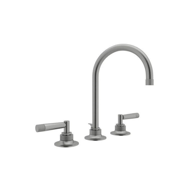 Lavatory Faucet Graceline Widespread 2 Metal Lever French Brass 1.5 Gallons per Minute C-Spout - Frankwebs
