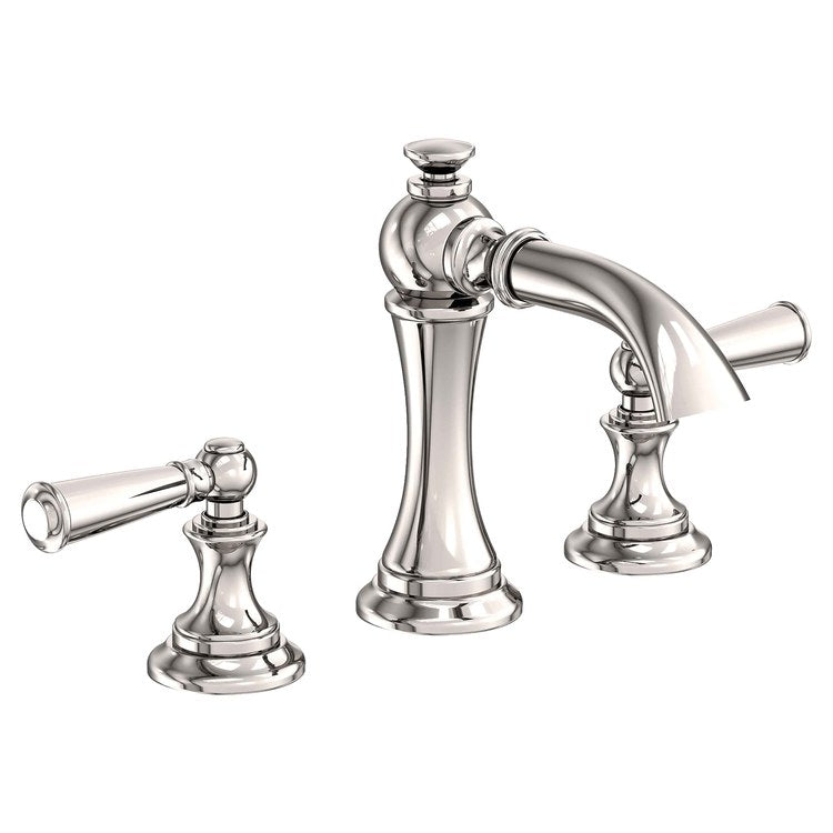Lavatory Faucet Sutton Widespread 8 to 20 Inch Spread 2 Lever ADA White 1.2 Gallons per Minute Brass Spout Height 4-1/8 Inch - Frankwebs