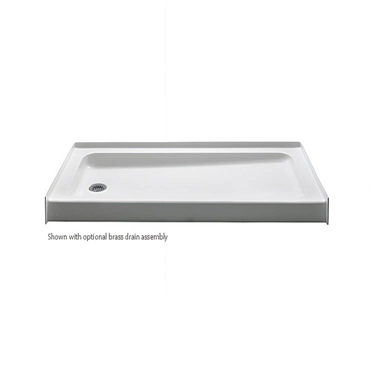 Shower Base Shower Pan White 60 x 32 x 6 Inch Acrylic Left Hand Drain - Frankwebs