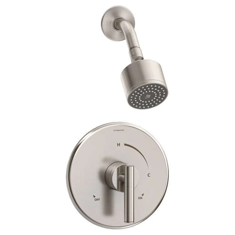 Shower Trim Dia Round with Escutcheon 1 Lever Satin Nickel ADA 1.5 Gallons per Minute 1 Function - Frankwebs