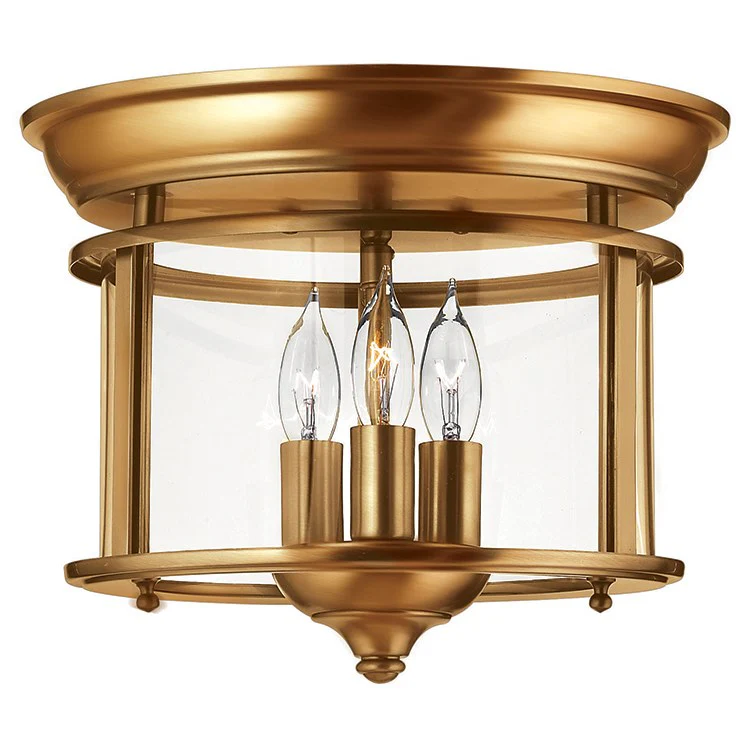 Gentry Three-Light Flush Mount Ceiling Light - Frankwebs