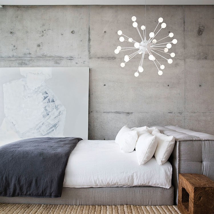 Impulse Thirty-Light Single-Tier LED Chandelier - Frankwebs