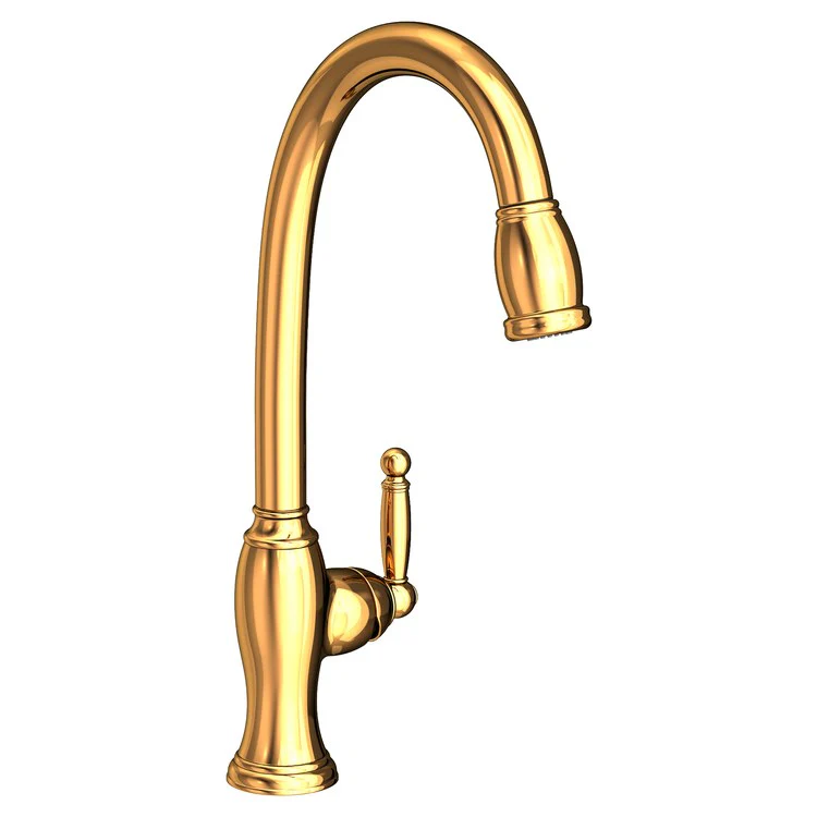 Kitchen Faucet Nadya 1 Lever ADA Matte White Pull Down Spout Height 11-3/4 Inch 1.8 Gallons per Minute - Frankwebs