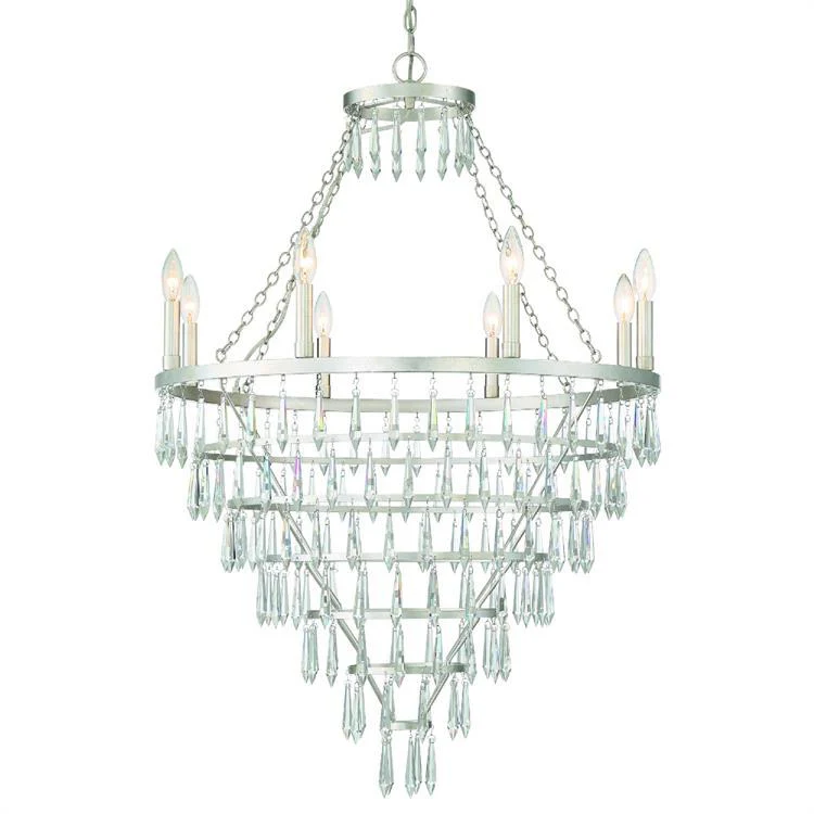 Lucille Eight-Light Chandelier - Frankwebs