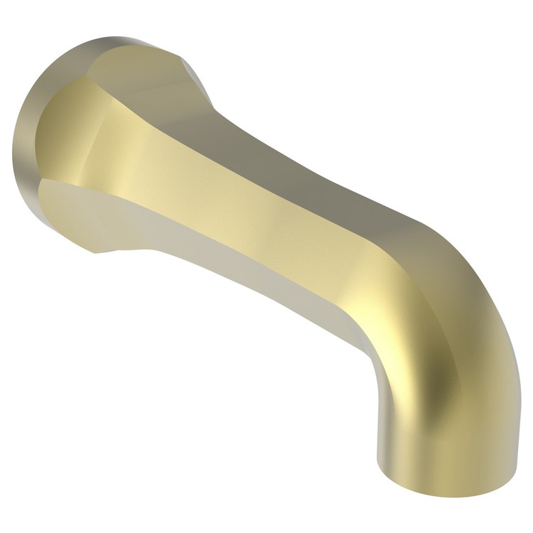 Tub Spout Less Diverter Satin Nickel PVD 7-5/9 Inch Brass - Frankwebs