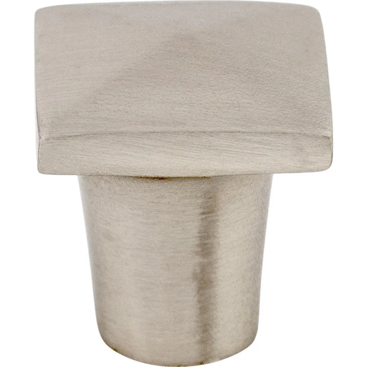 Knob Aspen II Square Brushed Satin Nickel Bronze 3/4 x 3/4 x 7/8 Inch 7/8 Inch - Frankwebs