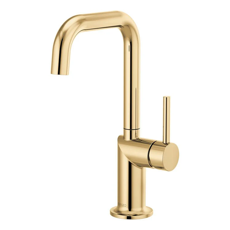 Bar Faucet Odin 1 Less Handle ADA Matte White Square 1.8 Gallons per Minute - Frankwebs