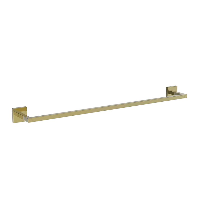 Towel Bar Cube 2 24 Inch Square Plate Flat Black Brass 3-1/4 Inch - Frankwebs
