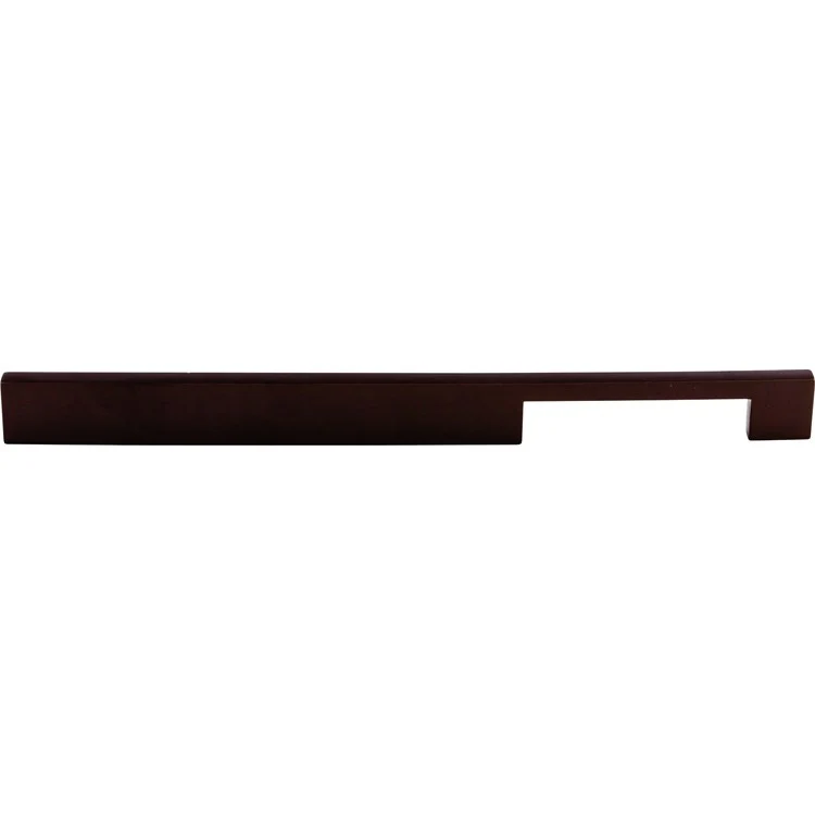 Drawer Pull Sanctuary Linear Flat Black Zinc Alloy 12 Inch - Frankwebs