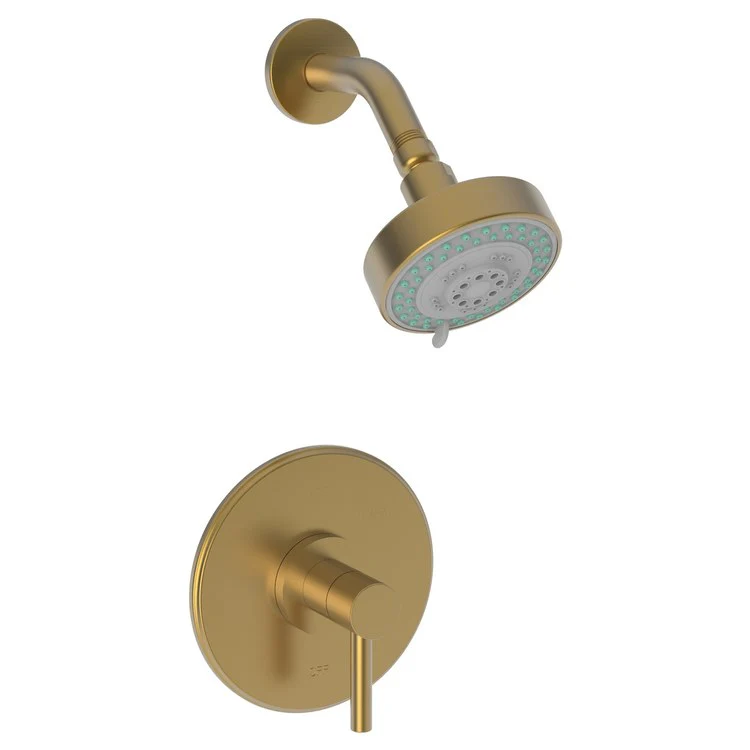 Shower Trim East Linear Pressure Balanced 1 Lever Satin Brass PVD ADA 1.8 Gallons per Minute 1 Function - Frankwebs