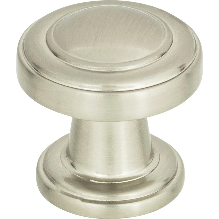 Knob Atlas Bronte Brushed Nickel Zinc Alloy 1-1/8 Inch - Frankwebs