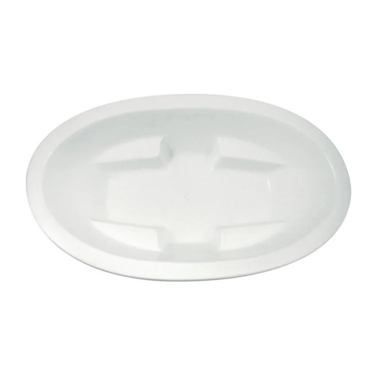 Combination Tub Ston Collection Amber 66 x 38 x 23 Inch Drop-In Center Drain Biscuit Oval - Frankwebs