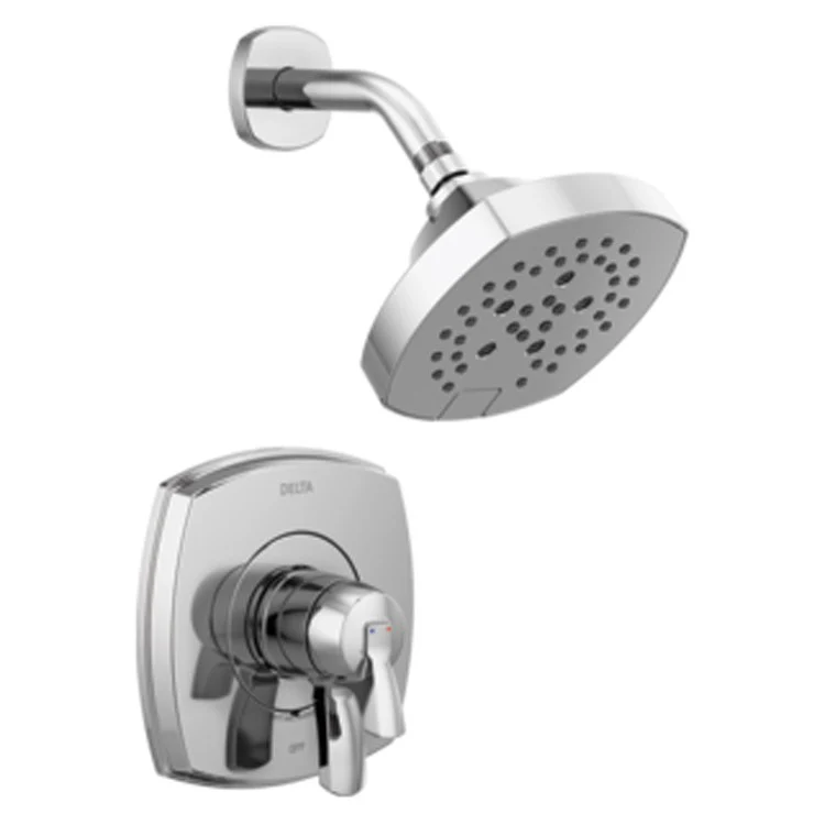 Shower Trim Stryke 17 1 Lever Chrome ADA 1.75 Gallons per Minute 1 Function H2Okinetic Spray - Frankwebs