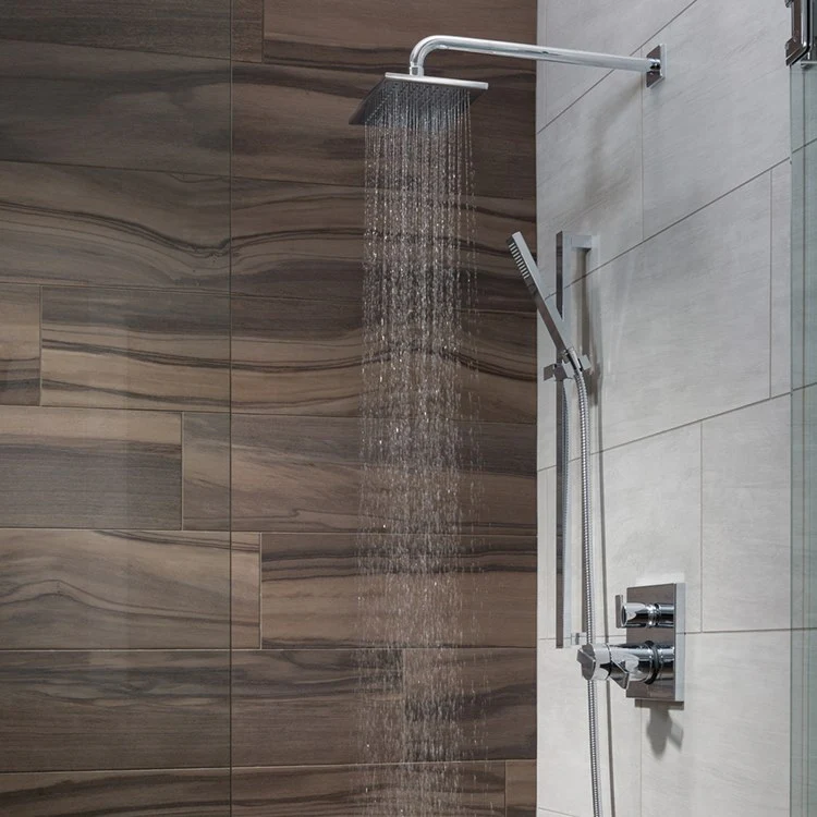Universal Single-Function Square Raincan Shower Head - Frankwebs