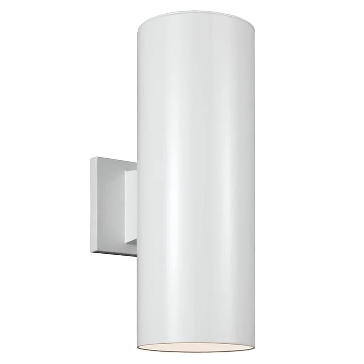 Outdoor Cylinders Two-Light LED Large Outdoor Wall Sconce - Frankwebs