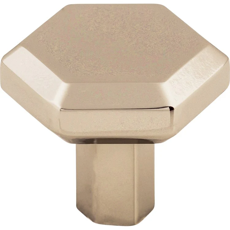 Knob Serene Lydia Hex for Decorative Hardware Ash Gray Zinc Alloy 1-1/4 Inch - Frankwebs