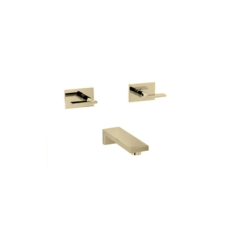 Tub Trim Metro Wall Mount 2 Lever Aged Brass ADA - Frankwebs