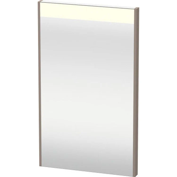 Mirror Brioso 27-1/2 x 16-1/2 Inch White Matte with Lighting Rectangle Bottom Right Sensor Switch - Frankwebs