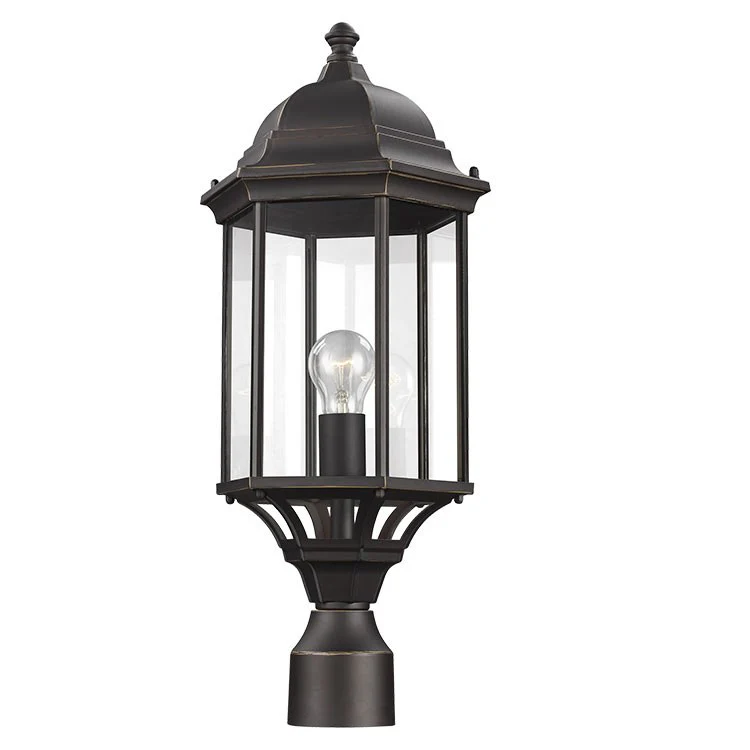 Sevier Single-Light Outdoor Post Lantern - Frankwebs