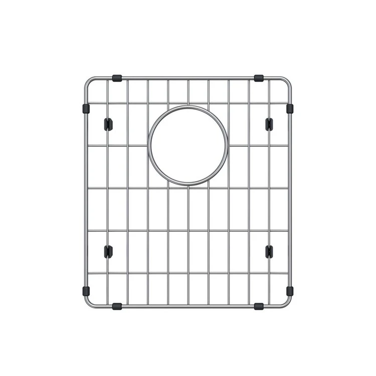 Sink Grid Crosstown Bottom Grid 13 x 14.5 Inch Polished Stainless Steel - Frankwebs