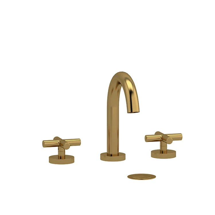 Lavatory Faucet Riu Widespread 8 Inch Spread 2 Cross ADA Chrome 1.2 Gallons per Minute - Frankwebs