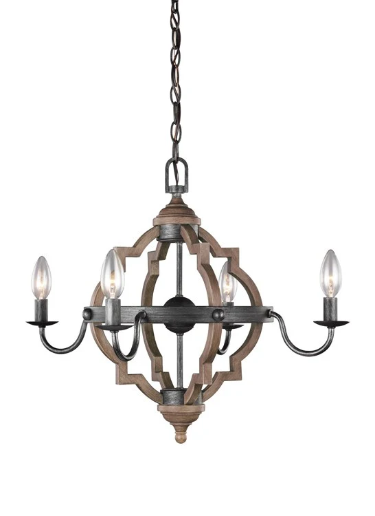 Socorro Four-Light LED Chandelier - Frankwebs